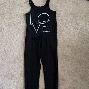 Material Girl Black Activewear Romper